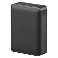 モバイルバッテリー(20000mAh/スマホ充電4回/PD20W/USB CtoCケーブル付/ブラック) (SMP-PD200-K)