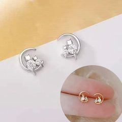 【ピアス】送料無料 ねこピアス 猫アクセサリー S925 シルバー 925  金属アレルギー対応  非アレルギー  オシャレ 猫柄 可愛い 女子  キャット ネコ かっこいい  猫雑貨 千葉 猫グッズ 八千代  cats earrings
