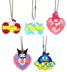 【中古】キーホルダー 全5種セット 「サンリオキャラクターズ メルヘン工房おなまえホルダーミニチュアラバーマスコット」