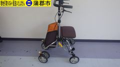 【現地引き取りのみ　リユース品】シルバーカー（R7－128）汚れ、キズあり	ハンドル部分少々べたつきあり　取扱説明書無し