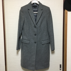 UNIQLOウールカシミアチェスターコート Sグレー ロングコート