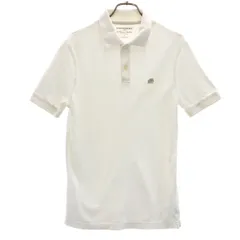Banana Republic バナナリパブリック 半袖 ポロシャツ S ホワイト メンズ 古着