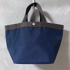極美品　エルベシャプリエ　ハンドバッグ　舟形　ナイロン　紺　ネイビー 限定品発売のお知らせ