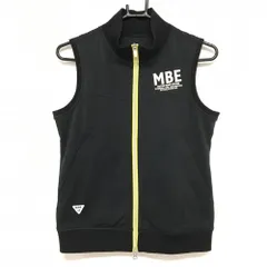 マスターバニー】美品 中綿ベスト ブラック ビックロゴ 2サイズ