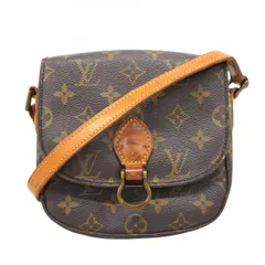 【5hd3879-h】ルイヴィトン ショルダーバッグ モノグラム ミニサンクルー M51244 ブラウン【中古】レディース