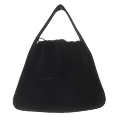 アレキサンダーワン ALEXANDER WANG RYAN リブニット ラージバッグ ハンドバッグ ロゴ 黒のサムネイル