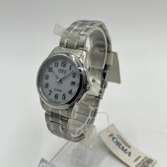 【未使用品】 シチズン フォルマ エコドライブ 腕時計 FRA59-2463 SS CITIZEN FORMA 白文字盤 質屋・リサイクルマート宇部店
