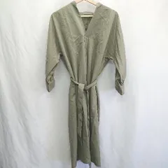 ◇ ⊇ ROPE PICNIC ロペピクニック 長袖 ロング ワンピース サイズ38 カーキ レディース E  【1412090055249】