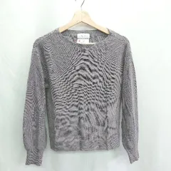 ◇ ⊂ OPAQUE.CLIP Filivivi ボートネック 長袖 ニット セーター サイズ38/M グレー系 レディース E  【1412090041112】