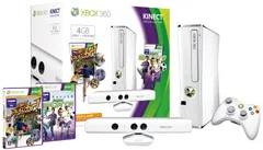 Xbox 360 4GB + Kinect スペシャル エディション (ピュア ホワイト)【メーカー生産終了】(中古品)
