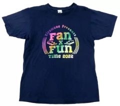 [중고] 의류 T 셔츠 metro blue L 사이즈 [Kiramune Presents Fan × Fun Time 2022]