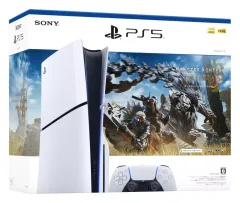【中古】PS5ハード プレイステーション5本体(Slimモデル) ”モンスターハンターワイルズ” 同梱版