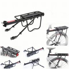 ★自転車 荷台 サイクルキャリア リアキャリア 後付け クロス キャンプ サドル 交換 脱着簡単