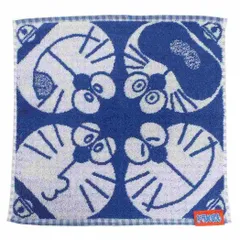 【メール便】ドラえもん ハンドタオル ゲストタオル ジャガード ギンガムチェック 藤子F不二雄 日繊 汗拭きタオル ウォッシュタオル アニメキャラクター グッズ 