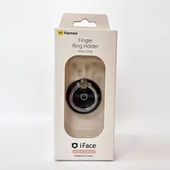 Hamee iFace Accessory Series Finger Ring Holder Inner Circle Black ハミー アイフェイス アクセサリーシリーズ フィンガーリング ホルダー スマホリング インナーサークル ブラック
