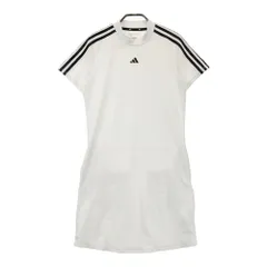 サイズ：L ADIDAS GOLF アディダスゴルフ HS8986 2023年モデル モックネック 半袖ワンピース  ホワイト系 [240101496953] ゴルフウェア レディース ストスト
