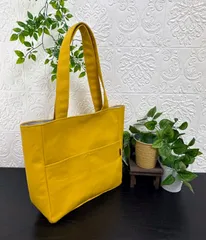 シンプルトートバッグ　縦型