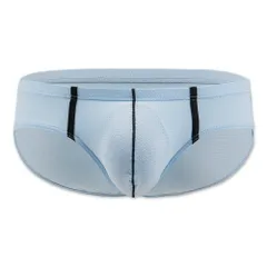 Karly Shop ブリーフ メンズ メッシュ 涼しい スポーツインナー ローライズ  ビキニ 蒸れない 透けパン 立体成型 サラサラ e093