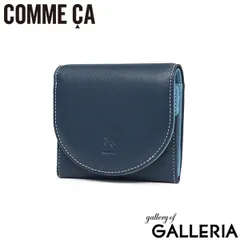 COMME CA 二つ折り財布 レディース ブランド 本革 box型小銭入れ