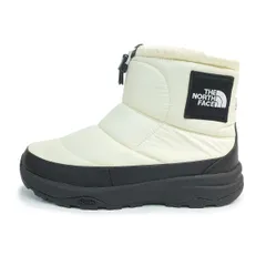 【新品】ノースフェイス THE NORTH FACE ブーツ ヌプシ ブーティ ウォータープルーフ ロゴ ショート NF52280 GS ガーデニアホワイト×TNFブラック