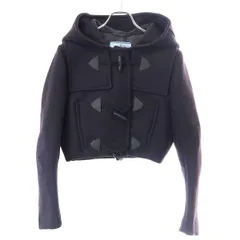 ⭐︎プラダPRADA ダッフル風レザーベルトコート超美品⭐︎ ⭐︎プラダPRADA ダッフル風レザーベルトコート超美品 プラダPRADA
