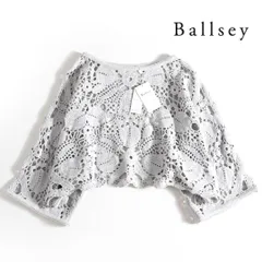 349y*新品 トゥモロー Ballsey フラワーエンブロイダリー ブラウス