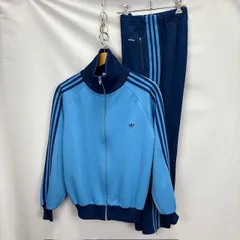 80年代 Adidas トラックジャージ セットアップ ジャケット ボトム サイズ3号 ADS-4F ADS-4P 07071005 01
