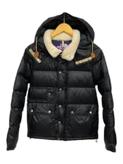 THE NORTH FACE PURPLE LABEL (ザノースフェイスパープルレーベル) ダウンジャケット 裏チェック ナイロン ND2972N ブラック XS メンズ/078