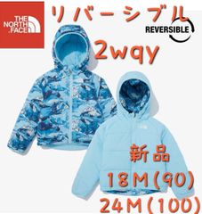 ベビーブルーノースフェイス　人気商品　子供　KIDS　 キッズ　新品　タグ付き　韓国語タグ ジャケット　リバーシブル　2way 海外限定　ホワイトレーベル　韓国限定　 女の子　男の子　両面　リバーシブルジャケット アウター ベビー 薄手 軽量