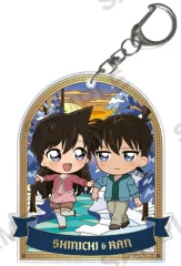 【中古】キーホルダー 工藤新一＆毛利蘭 「名探偵コナン トレーディングアクリルキーホルダー デュオコレ」