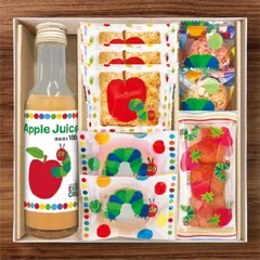 アップルジュース&しっとりドーナツ スイーツセット はらぺこあおむし SNZ-202香典返し 御供 粗供養 詰め合わせ ギフト プレゼント 割引 景品 品物 新築祝い 結婚内祝い 出産内祝い ご挨拶 引っ越し 引越し 内祝い 写真入り