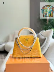 【今日WTO】LV Capucines Crocodile Embossed Calfskin Bag ルイ・ヴィトン カプシーヌ クロコダイルエンボス カーフスキン バッグ-WTO輸入2-RP57