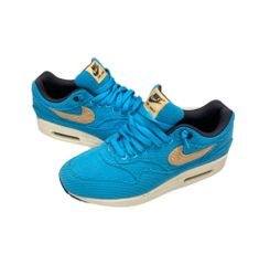 ナイキ NIKE Air Max 1 PRM Corduroy エアマックス1 PRM コーデュロイ FB8915-400 メンズ靴 スニーカー ブルー 26cm 101-shoes1659