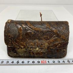 江戸時代　獅子金具　タバコ入れ　タルニ　105g 東里8-0313☆2F 江戸時代 獅子金具 タバコ入れ タルニ 105g 東里8-0313☆2F - メルカリ