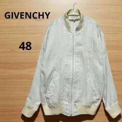 GIVENCHY ジバンシー リネン ジャケット ジャンバー 刺繍 48のサムネイル