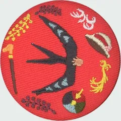 【中古】バッジ・ピンズ 鳥ハウル 「ハウルの動く城 刺繍ブローチコレクション」