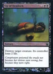 【中古】マジックザギャザリング [C]：【FOIL】Sip of Hemlock/一口の草毒