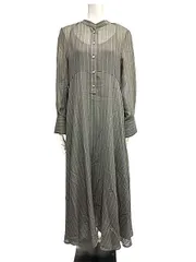 エブール ebure ワンピース 長袖 38 M 茶 ブラウン　インナー付 2025年最新】ebure シャツワンピースの人気アイテム - メルカリ