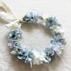 花冠　花かんむり《ブルーmix》40㎝　ベビー　キッズ　子供　こども