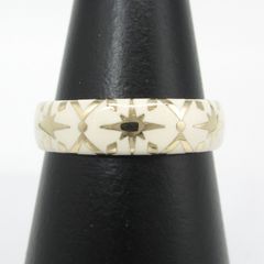 スタージュエリー STAR JEWELRY 指輪 リング ファッションリング K10YG リング ホワイト 約11号 管理9894