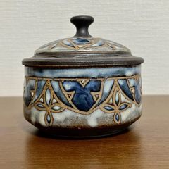 蓋物  3.5寸 タラフー （やちむん焼き）