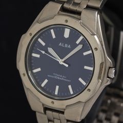 SEIKO ALBA TITANIUM V501-0DN0 メンズクォーツ - メルカリ