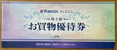 ヤマダホールディングス株主優待券  10,000円分のサムネイル
