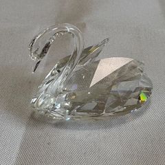 スワロフスキー　スワン　置物
