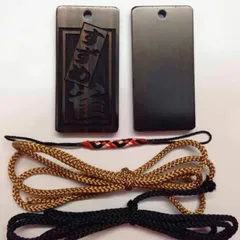 黒檀木札オーダーメイド千社札