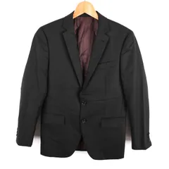 タケオキクチ テーラードジャケット アウター ストライプ柄 ウール混 メンズ 1サイズ ブラック TAKEO KIKUCHI 【中古】