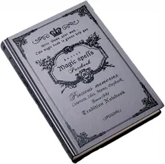 Copeflap アンティークノート a5 魔導書 日記帳 洋書 魔法書 分厚い 線あり(グレー)のサムネイル