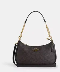 COACH     コーチ　テリ   ショルダー   バッグ　  シグネチャー キャンバス