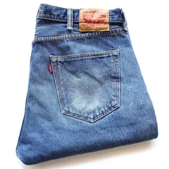 メキシコ製 Levi'sリーバイス 501 ペンキ飛び デニムパンツ W38 L36★SDP3903 ジーンズ ストレート オーバーサイズ ビッグサイズ