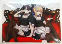 【中古】Fate/stay night セイバー 遠坂凛 メイド  クリアファイル